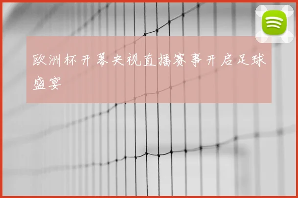 欧洲杯开幕央视直播赛事开启足球盛宴